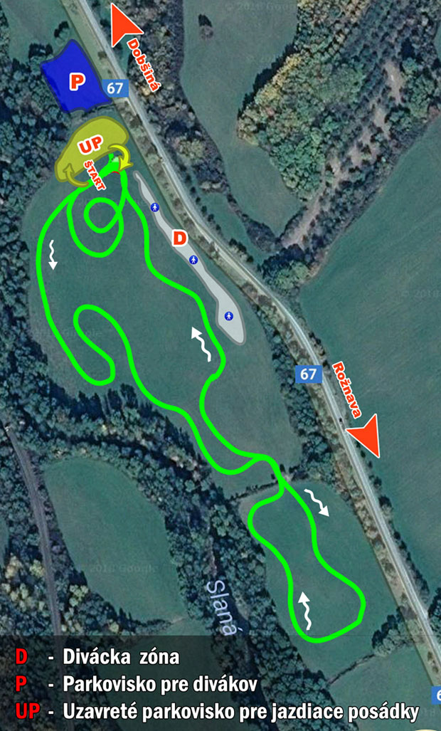 Mapa - VII. Vlachovská jazda zručnosti